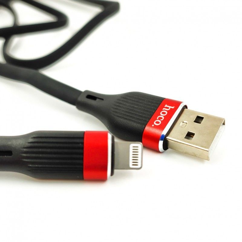 Кабель HOCO U72 USB - Lightning Black