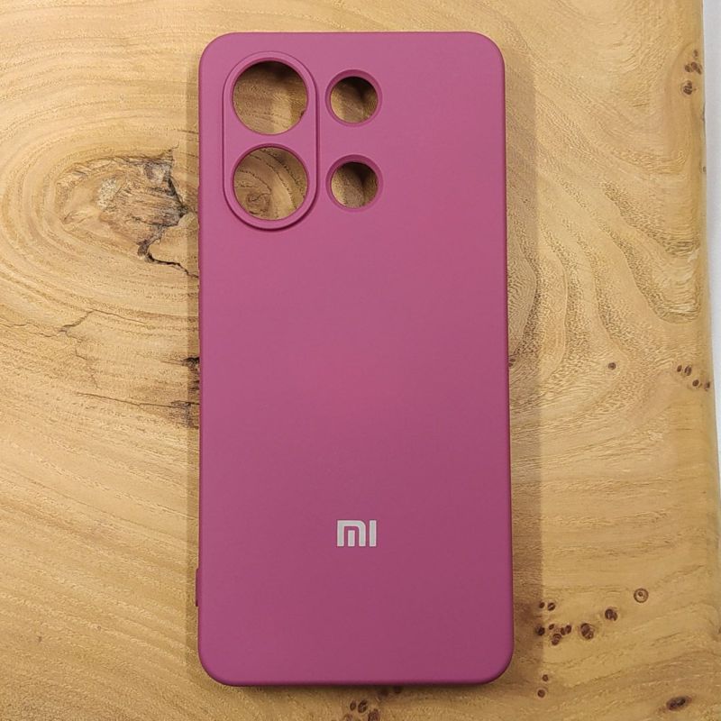 Чохол Silicone Case Xiaomi Redmi Note 13 4G Marsala