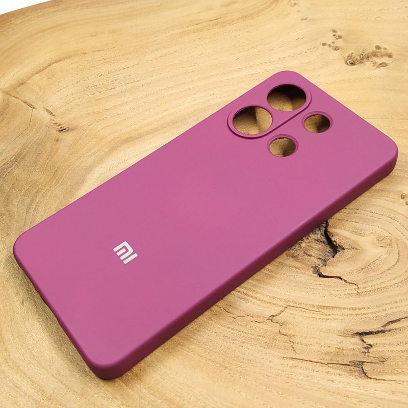 Чохол Silicone Case Xiaomi Redmi Note 13 4G Marsala